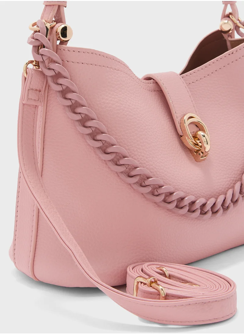 ايلا Chain Detail Shoulder Bag