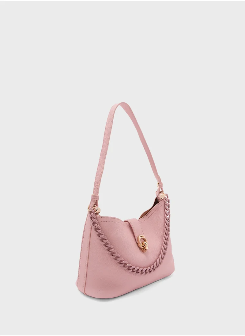 ايلا Chain Detail Shoulder Bag
