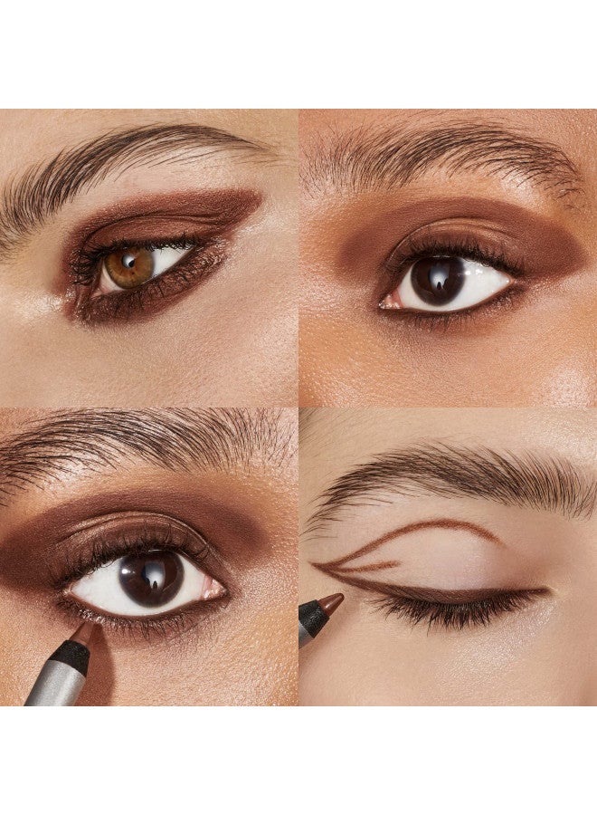 Wonderskin 1440 Longwear Brown Eyeliner Pencil - Waterproof, Sharpenable Eyeliner Pencil and Smudge Proof Brown Eye Liner Pencils (Brown Sugar)