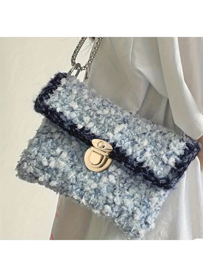 5pcs Silvery Metal Lock Clasps For Handbags Purses DIY Craft Toggle Snap Buckles - Image 5