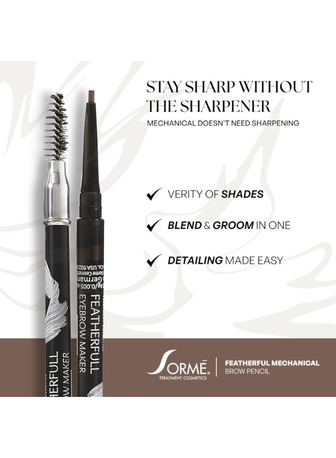 Sorme Featherful Mechanical Eyebrow Pencils-AUBURN 52 - Image 2