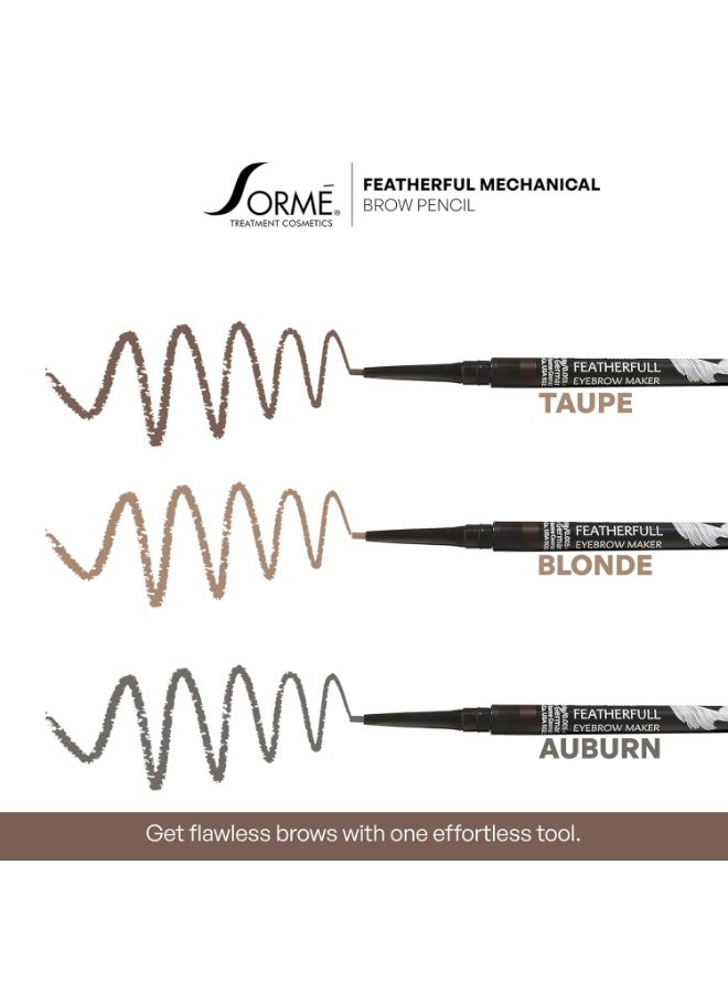 Sorme Featherful Mechanical Eyebrow Pencils-AUBURN 52 - Image 4