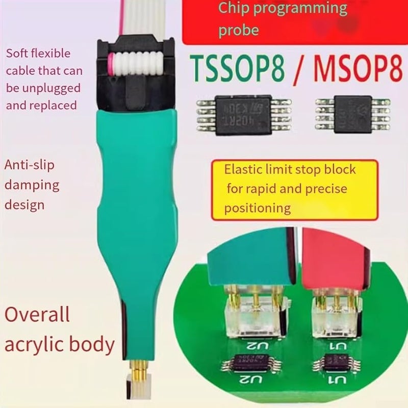 برنامج كابل دبوس الربيع لـ TSSOP8 و MSOP8 مع كتلة تموضع مرنة بمسافة دبوس 0.65 مم - Image 4