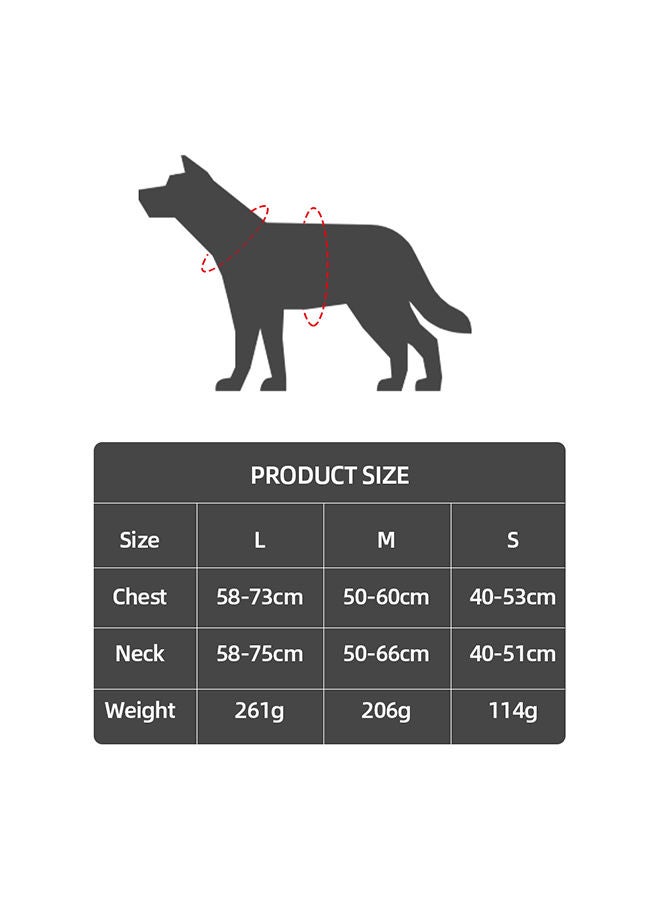 NIBEMINENT Adjustable Service Dog Harness Vest Red/Black M - Image 2