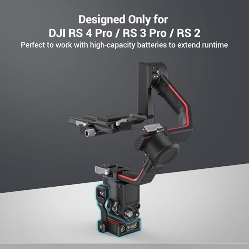 SMALLRIG Power Supply Base Plate for DJI RS 2 / RS 3 Pro/RS 4 Pro Gimbal, External Power Solution for DJI RS 2 / RS 3 Pro/RS 4 Pro - Image 3