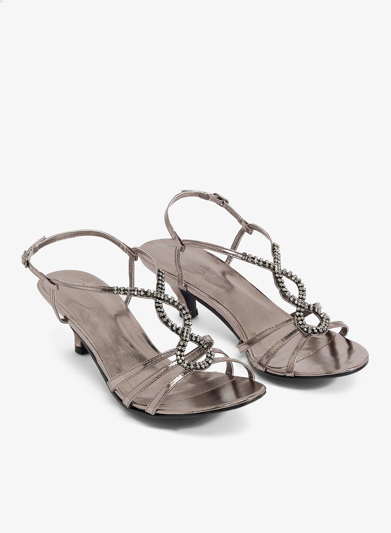 سبوت أون صندل بكعب منخفض - Image 4