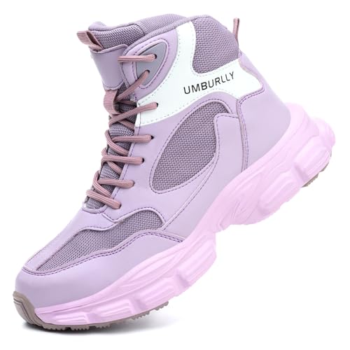 Hogent Steel Toe Shoes for Women Men Wide Non Slip Composite Work Sneakers Indestructible Comfortable Safety Tennis Shoes Lightweight Breathable Construction Sneakers Puncture Proof Ergonomic Design - Image 1