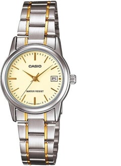 CASIO Casio Watch For Women - Stainless Steel - LTP-V002SG-9AUDF  - Image 1