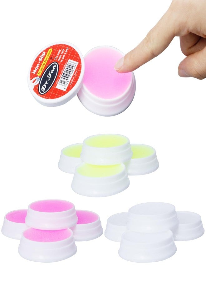 Abvsdu 12PCS Fingertip Moistener, 10 G Three-Colour Envelope Moistener, Finger Moisturizer Non-Slip Finger Moistener for Sorting Paper Grip Paper Bills Document Counting Collating Sorting Task - Image 1