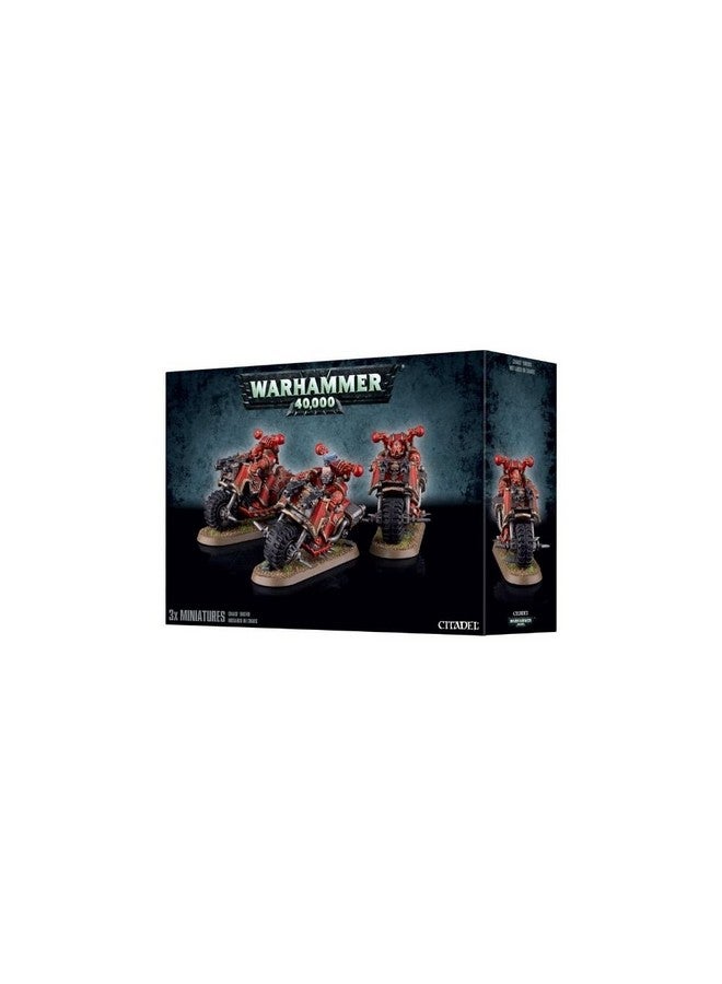 GAMES WORKSHOP - Warhammer 40,000 - Chaos Space Marines Bikers - Image 1