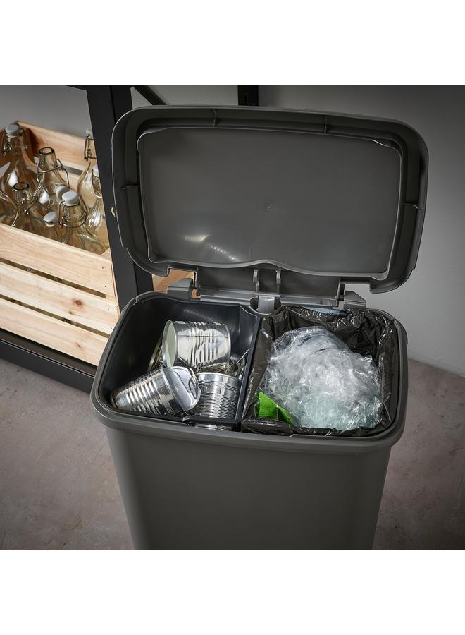 Zaboon Pedal bin, dark grey, 25 l - Image 4