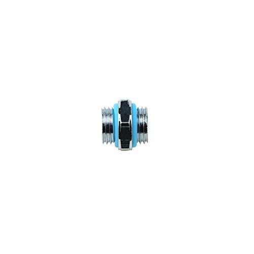BXQINLENX Silver Chrome G1/4" Male to Male Fitting for Computer Water Cooling System Through joint straight joint(4 PCS) - Image 3