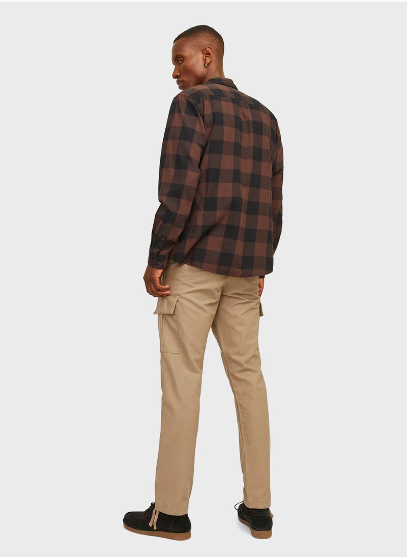 JACK & JONES Jpstkane Jjbarkley Straight Fit Cargo Pants  - Image 2