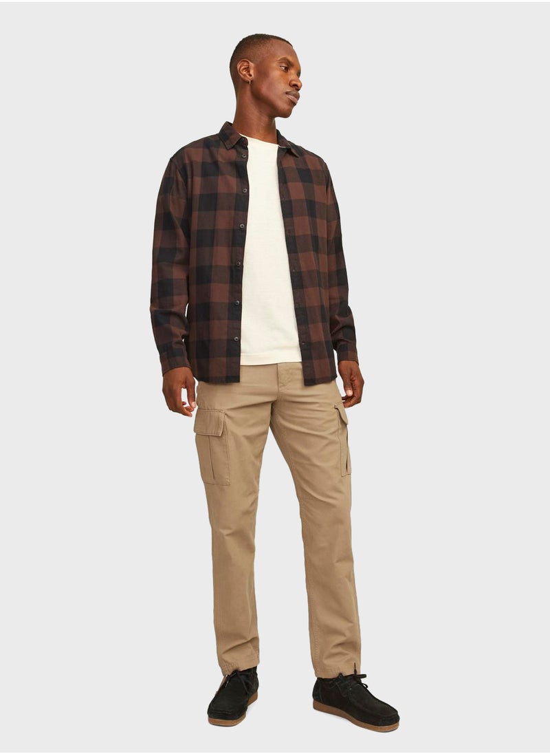 JACK & JONES Jpstkane Jjbarkley Straight Fit Cargo Pants  - Image 5