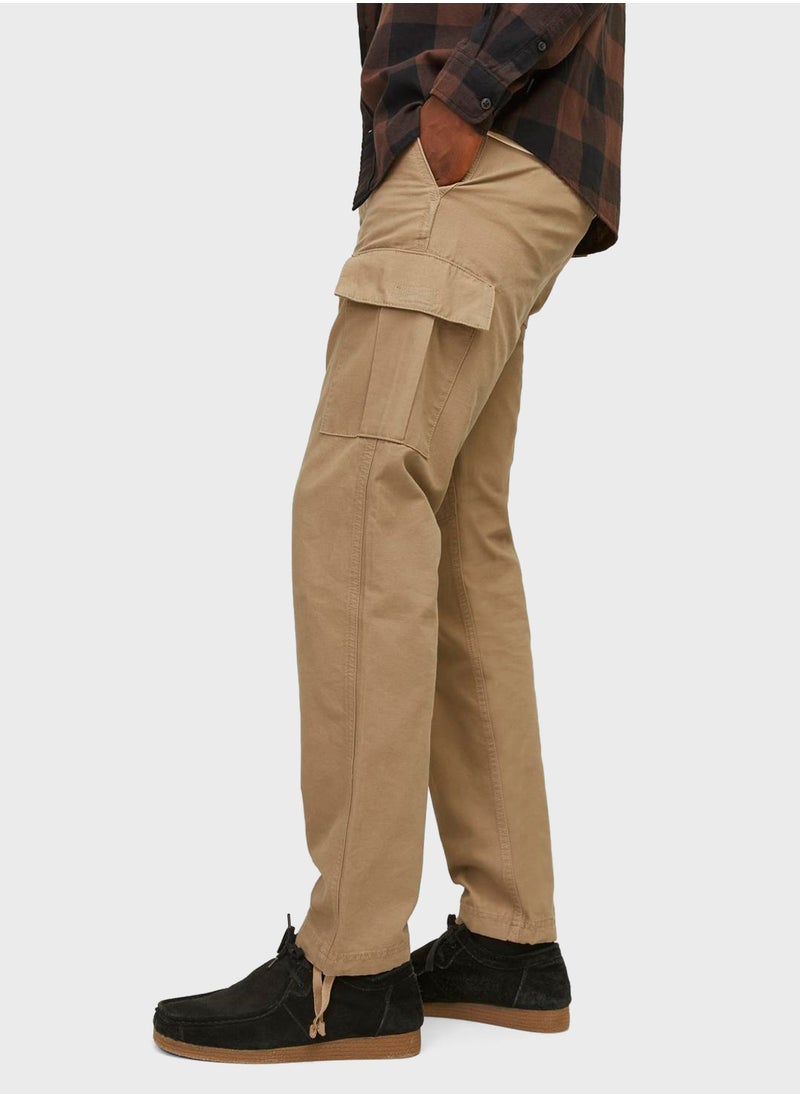 JACK & JONES Jpstkane Jjbarkley Straight Fit Cargo Pants  - Image 3