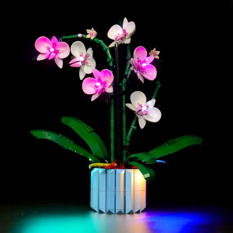 BrickBling Light Only Compatible with Lego 10311 Orchid LED Lighting Kit Compatible with Orchid 10311 Lights Only Not Come with Model Classic Version - Image 3