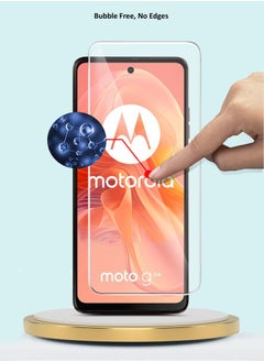 GMAX Motorola Moto G04 / G04s / G24 / G24 Power 4G 2024 Premium Series Curved Edges 9H 2.5D Tempered Glass Screen Protector - Clear  - Image 5