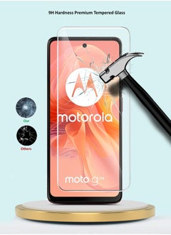 GMAX Motorola Moto G04 / G04s / G24 / G24 Power 4G 2024 Premium Series Curved Edges 9H 2.5D Tempered Glass Screen Protector - Clear  - Image 4