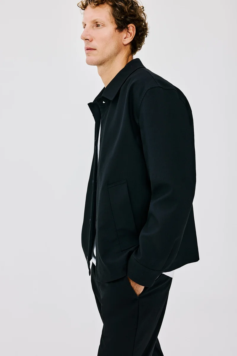 ديفاكتو Regular Fit Polo Collar Blazer