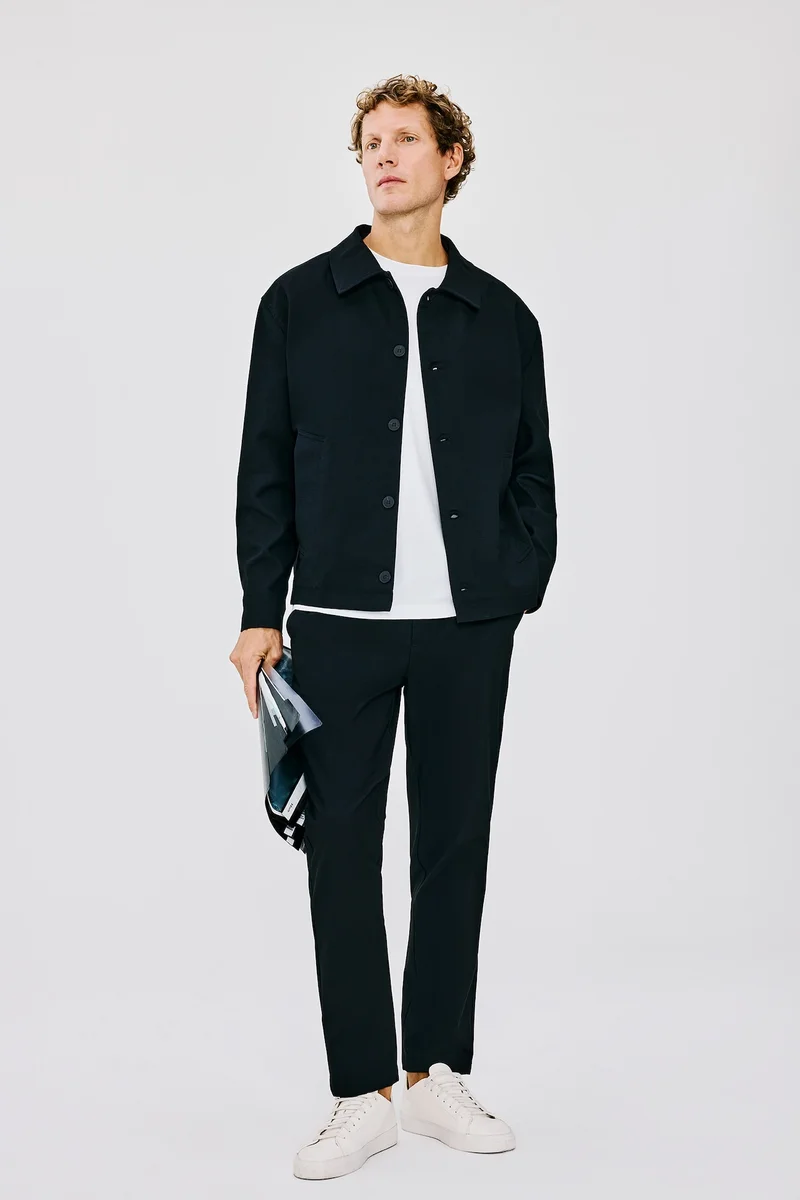 Defacto  Regular Fit Polo Collar Blazer for Men | Best Price UAE