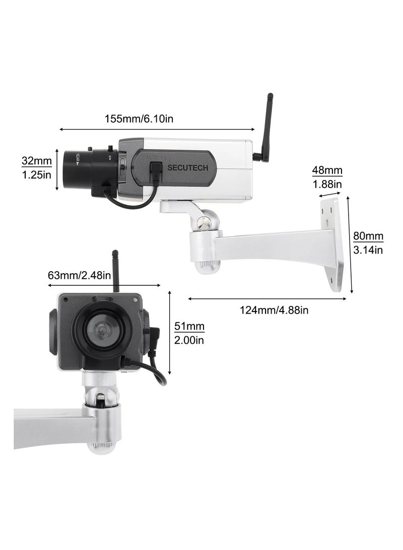 AROAQ Wireless Rotating Gun-Style Monitoring Simulation Monitor Simulation Monitoring Camera Simulation Camera - Image 2