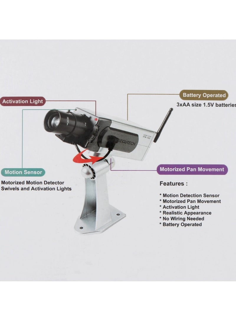 AROAQ Wireless Rotating Gun-Style Monitoring Simulation Monitor Simulation Monitoring Camera Simulation Camera - Image 4