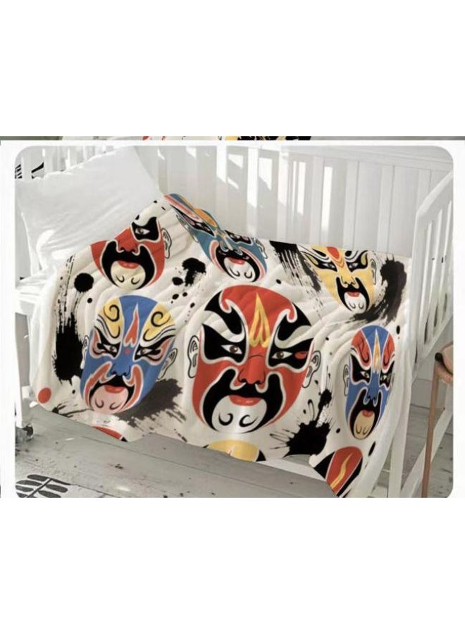 general Flannel thin blanket (warm and comfortable, suitable for sleep, gaming, dust removal and sandproof) 150cm*200cm - 1040 - Image 1