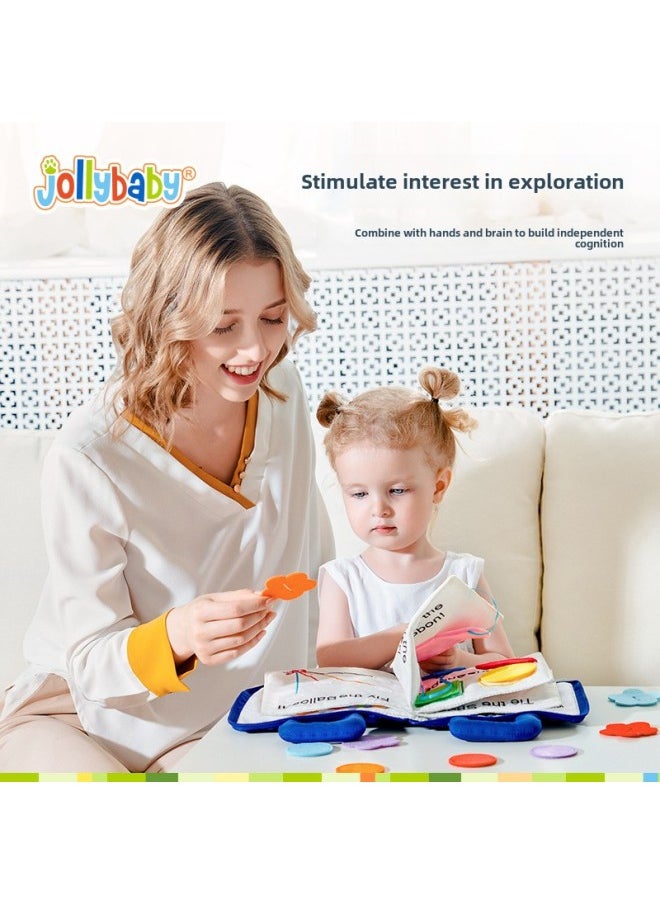 Full English Baby Cloth Book 0-3-year-old Three-dimensional Tear Can Bite  Early Education Puzzle Tail Cloth Book-Color:Furry Tail Cloth Book (english)  - Image 5