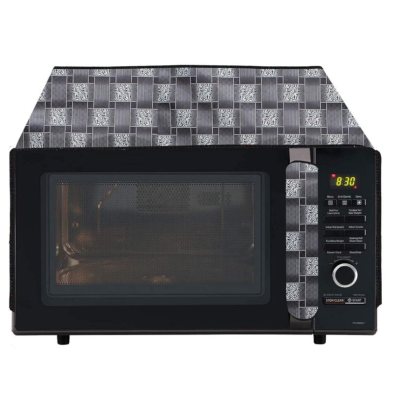 Wings Star Wings Star Oven Top Cover for IFB 23 Litre Convection 23BC4 Black Microwave Top Cover with 4 Utility Pockets and 1 Oven Handle Cover KUM42  - Image 1