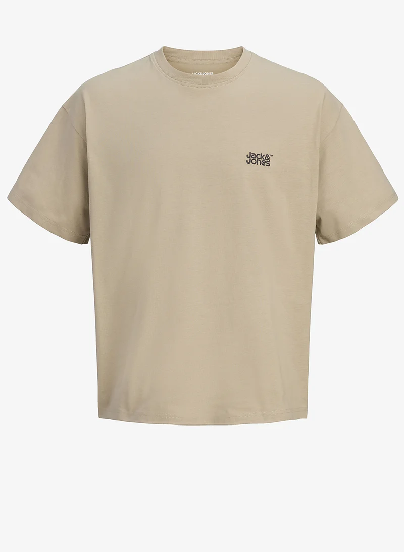 JACK & JONES Casual Crew Neck Regular Fit T-Shirt