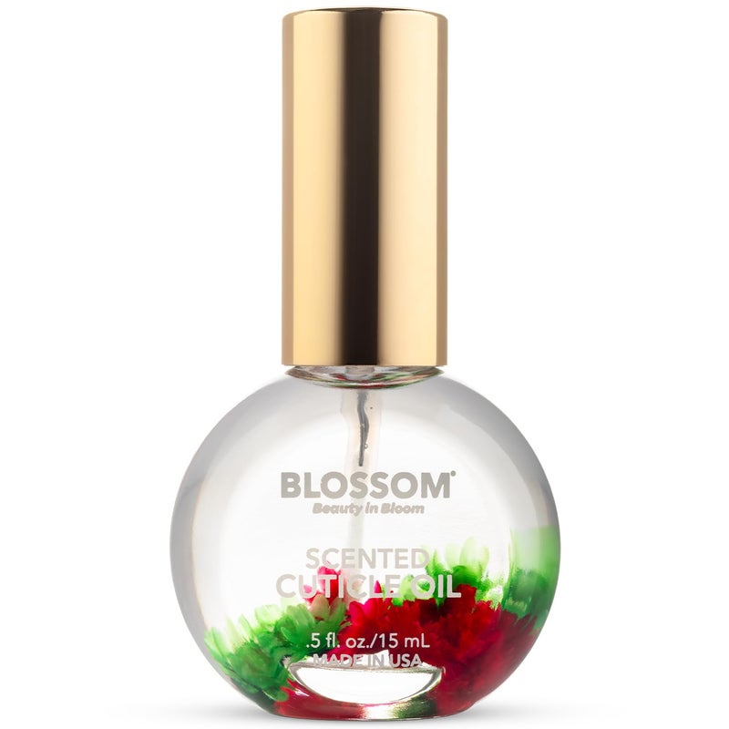 Blossom Cuticle Oil for Nails, Hydrating, Moisturizing, Scented Nail Oil Cuticle Care, Infused with Real Flowers, Made in USA, 0.5 fl. oz, Amazon Exclusive, Watermelon - Image 1