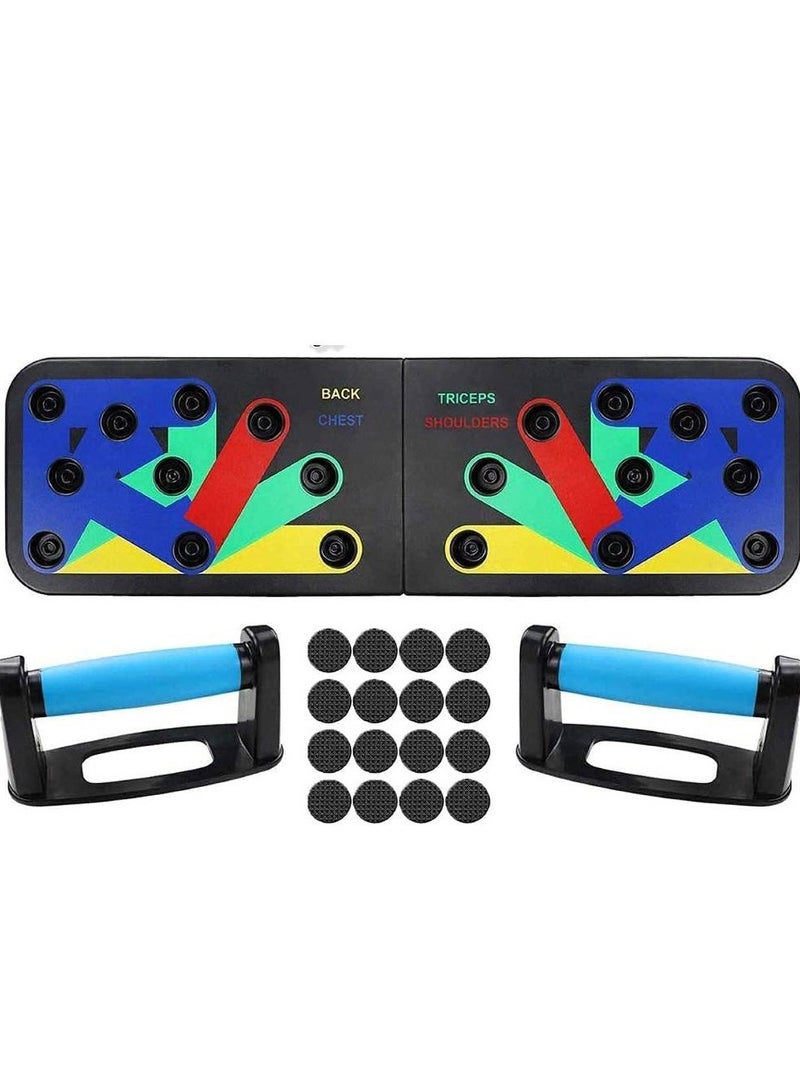 Generic 9 in 1 Push Up Rack Board,Multifunction gym system for muscle exercises for home workouts  - Image 1
