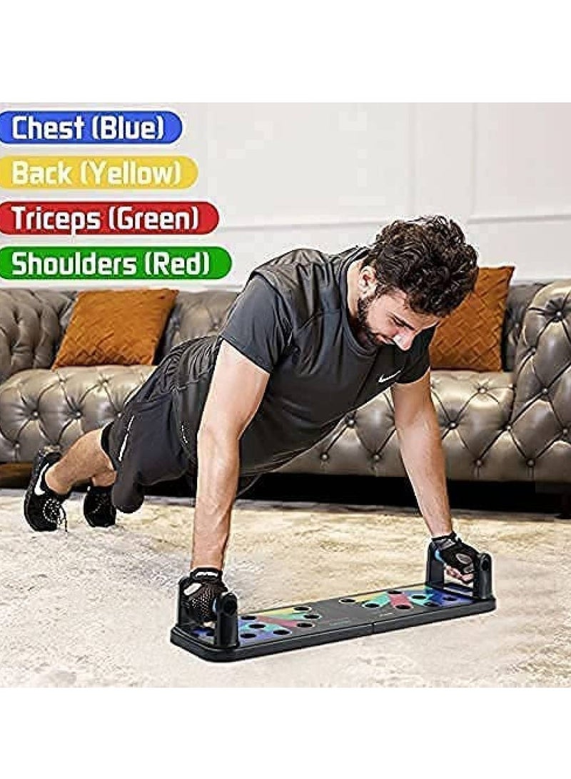 Generic 9 in 1 Push Up Rack Board,Multifunction gym system for muscle exercises for home workouts  - Image 3