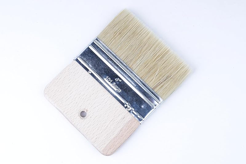 Palm Brush 4 Inch Wood Handle Animal Hair