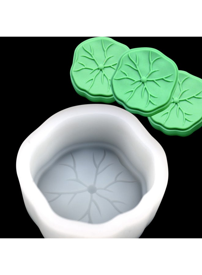 Yigao Mid-Autumn Festival Lotus Leaf Lotus Root Fondant Silicone Mold DIY Lotus Moon Cake Mold Jelly Candle Mold-Color:(42g) Xiangyun SM-2745 - Image 5