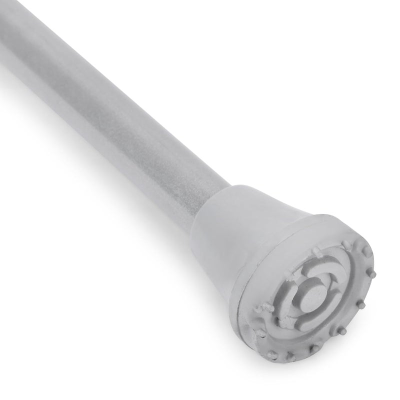 Dr. TORSO Walking Stick with Adjustible Height Stainless Steel Body for Patients, Old People or Physically Challenged (Chrome) Grey - Image 4