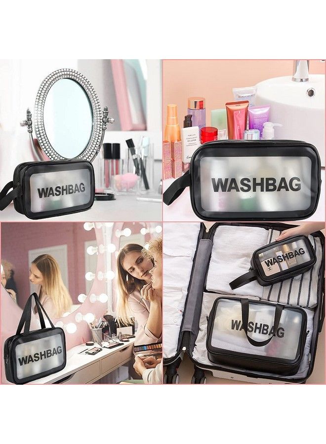 BAOER Toiletry Bag Large Capacity Pvc Clear Cosmetic Bags Travel Wash Transparent Makeup Cosmetic Organizer For Men And Women - Image 5