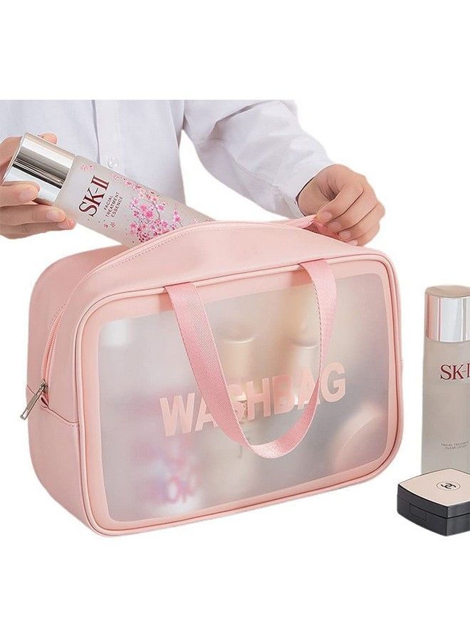 BAOER Toiletry Bag Large Capacity Pvc Clear Cosmetic Bags Travel Wash Transparent Makeup Cosmetic Organizer For Men And Women - Image 3