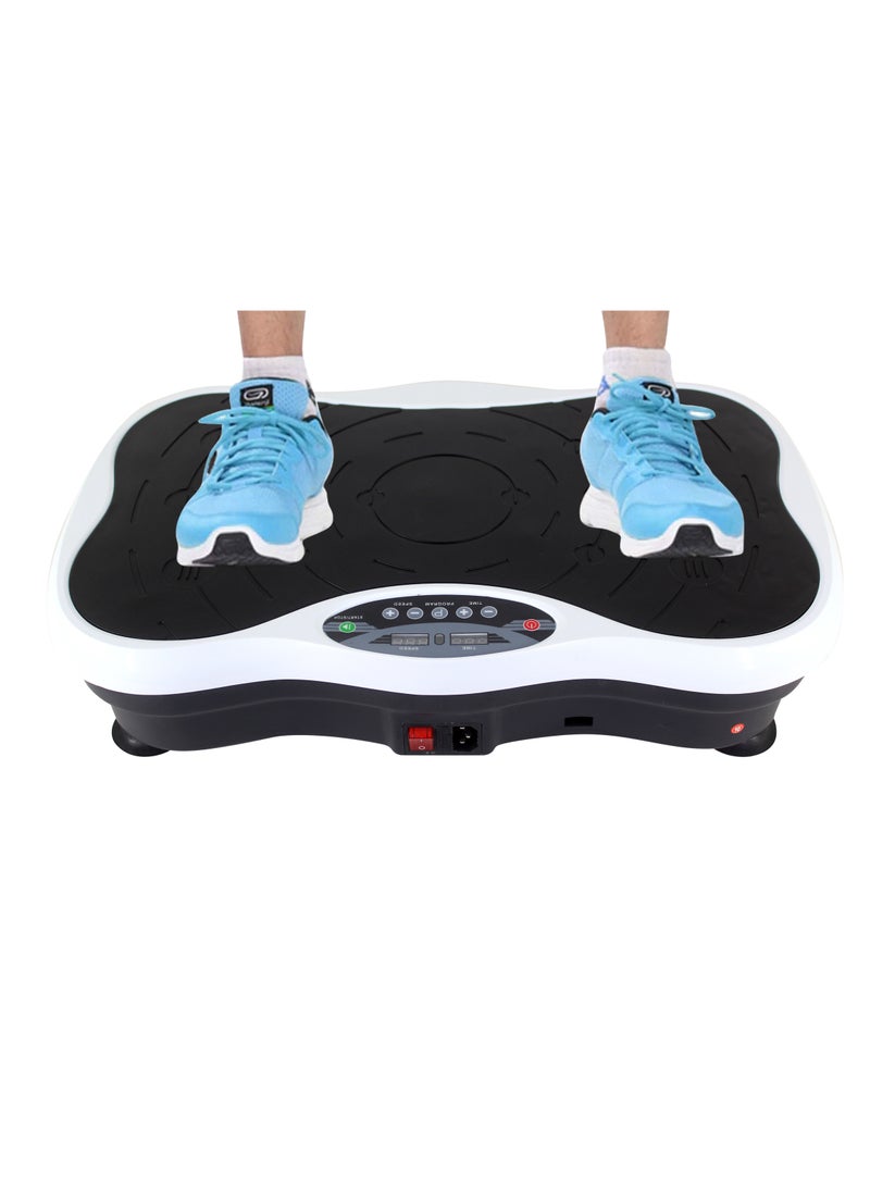 Advanced Mini Ultra-Thin Shaping Machine | Fitness Vibration Platform Workout Machine | Exercise Equipment for Home | Vibration Plate | Balance Your Weight Workout Equipment Includes, Remote Control & Balance Straps Included