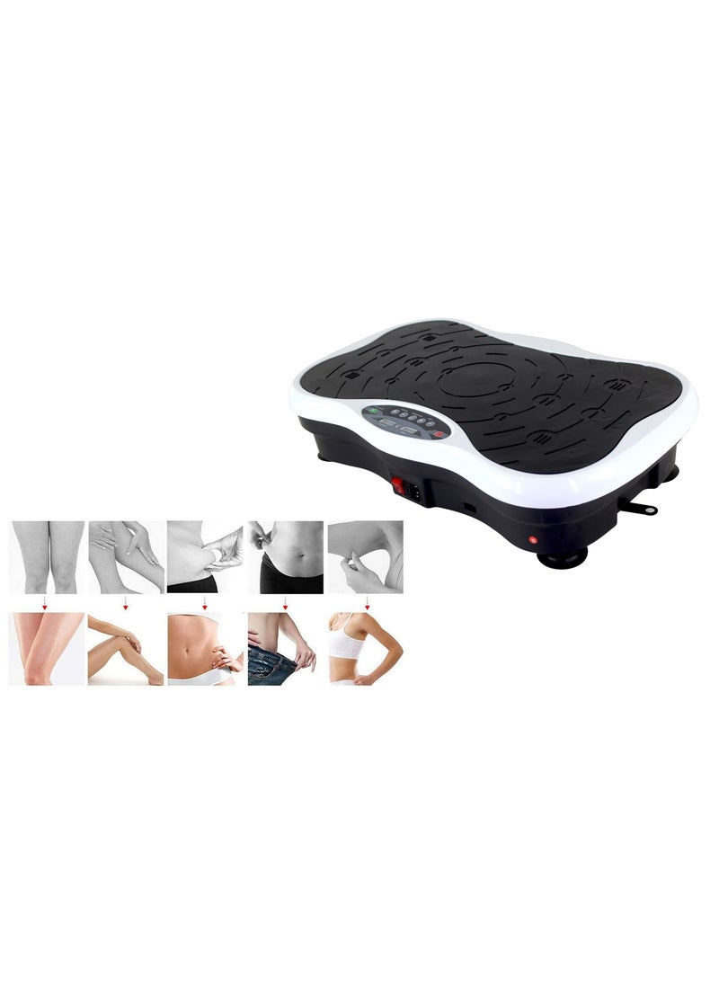 Advanced Mini Ultra-Thin Shaping Machine | Fitness Vibration Platform Workout Machine | Exercise Equipment for Home | Vibration Plate | Balance Your Weight Workout Equipment Includes, Remote Control & Balance Straps Included