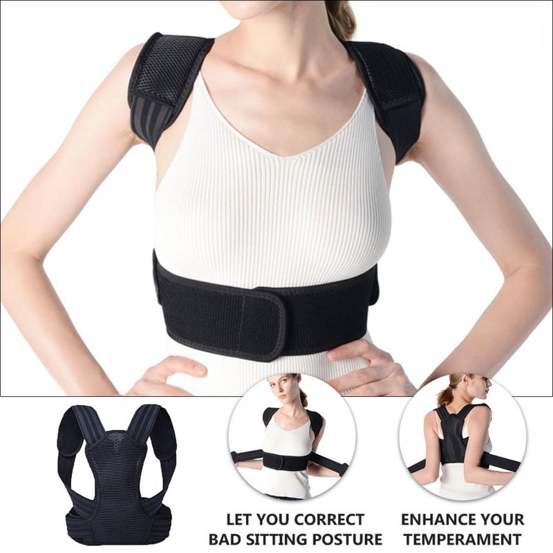 Adjustable Posture Corrector Back Brace For Men And Women Hunchback Support - Image 4