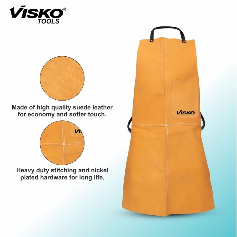 Visko Tools Visko VLB 027 Tools Kit With Large Bag Apron Tool Bag 5 Pockets Belt Welding Hand Gloves  - Image 3