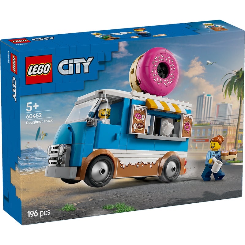 LEGO LEGO - City Donut Truck 196 Pieces - 60452 - Image 1