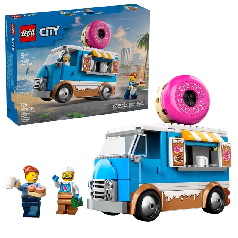 LEGO LEGO - City Donut Truck 196 Pieces - 60452 - Image 2