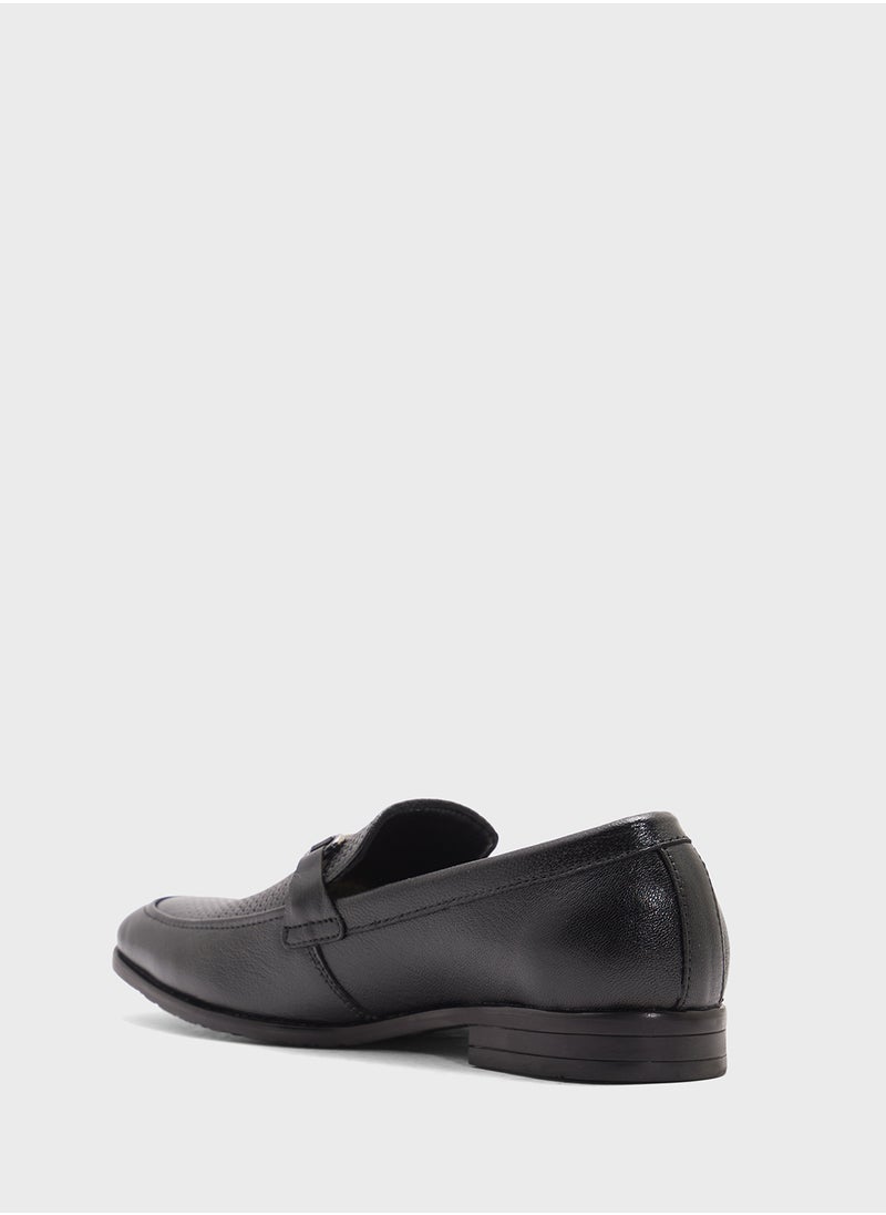Robert Wood Genuine Leather Formal Slip Ons  - Image 2