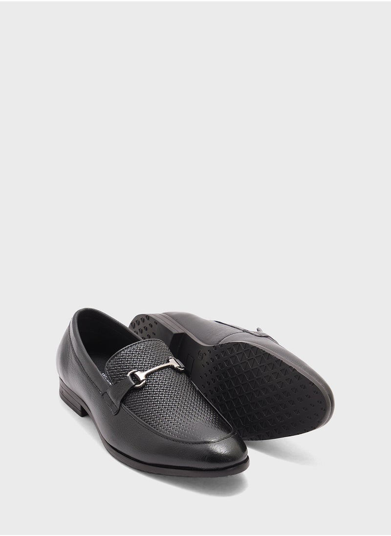 Robert Wood Genuine Leather Formal Slip Ons  - Image 3
