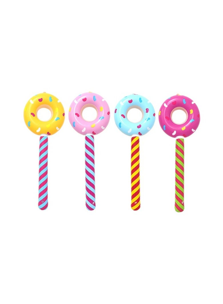 general Inflatable Donut Lollipop Toy Set 4 Pieces - Image 1