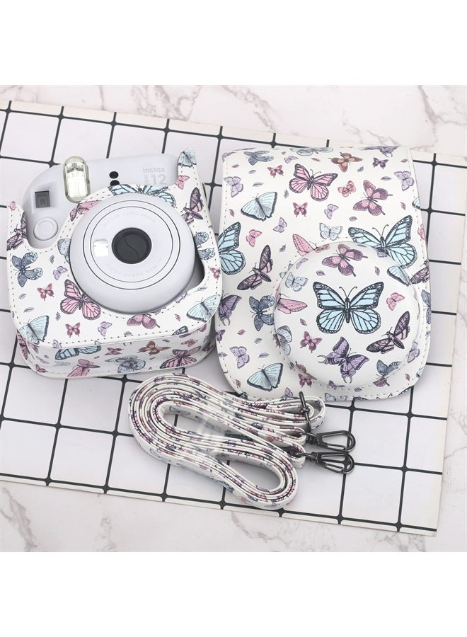 Frankmate Protective Case Compatible with Fujifilm Instax Mini 12 11 9 8 Instant Film Camera with Accessory Pocket and Adjustable Strap - Image 5