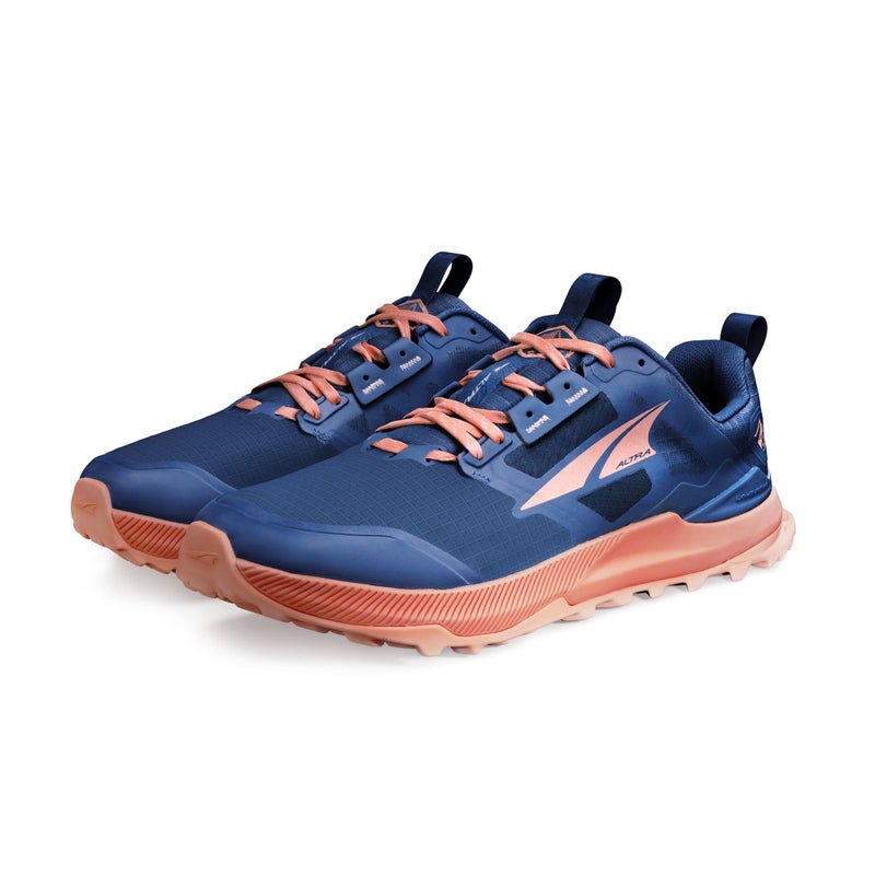 ALTRA Women's Lone Peak 8 Trail Running Shoe, Navy/Coral, 9.5 - Image 5
