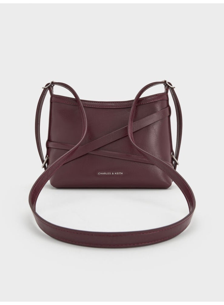 Charles & Keith Bryna Buckled-Strap Crossbody Bag - Image 3
